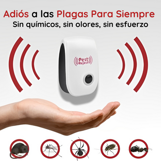 Repelente Eléctrico de Plagas 2x1 + Envío Gratis