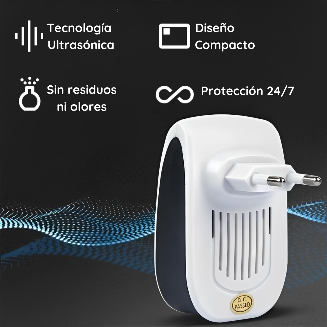 Repelente Eléctrico de Plagas 2x1 + Envío Gratis